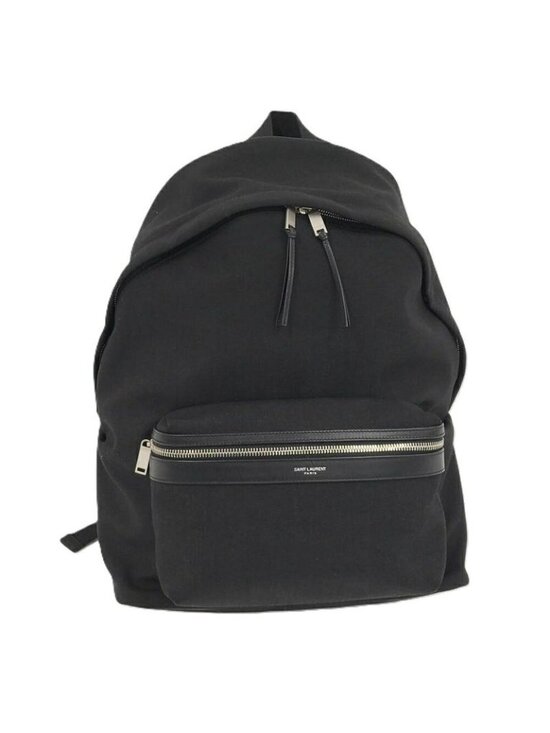Saint Laurent Yves Backpack Canvas Black main image 9
